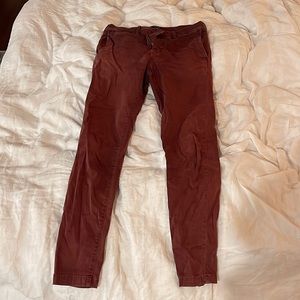 Men’s American Eagle Outfitters Extreme Flex Maroon/Burgundy Pants | Size 29x32